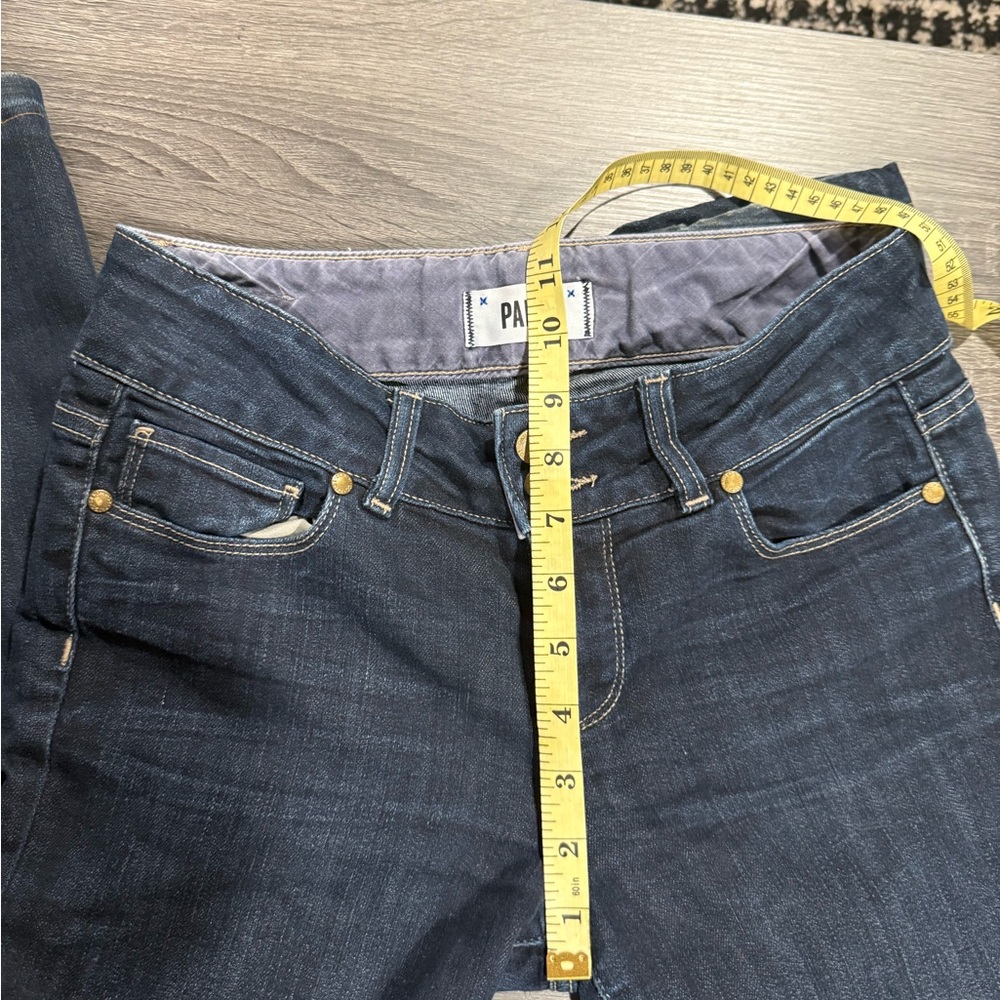 PAIGE Dark Blue Flare Jeans - Picture 17 of 17